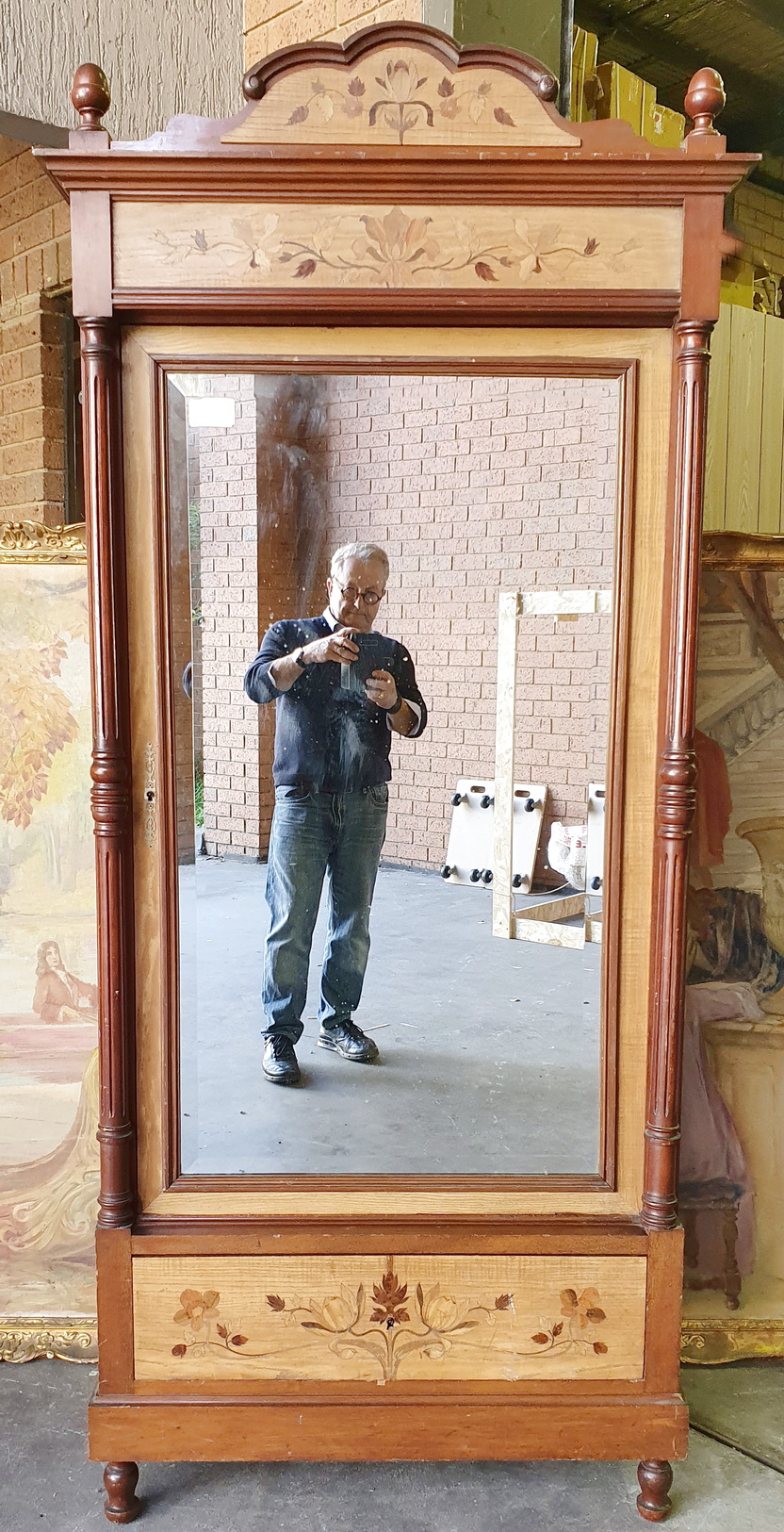 A French Art Nouveau Armoire